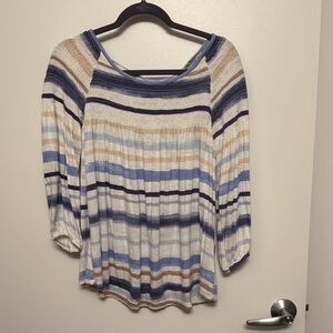 Anthropologie Striped Blouse